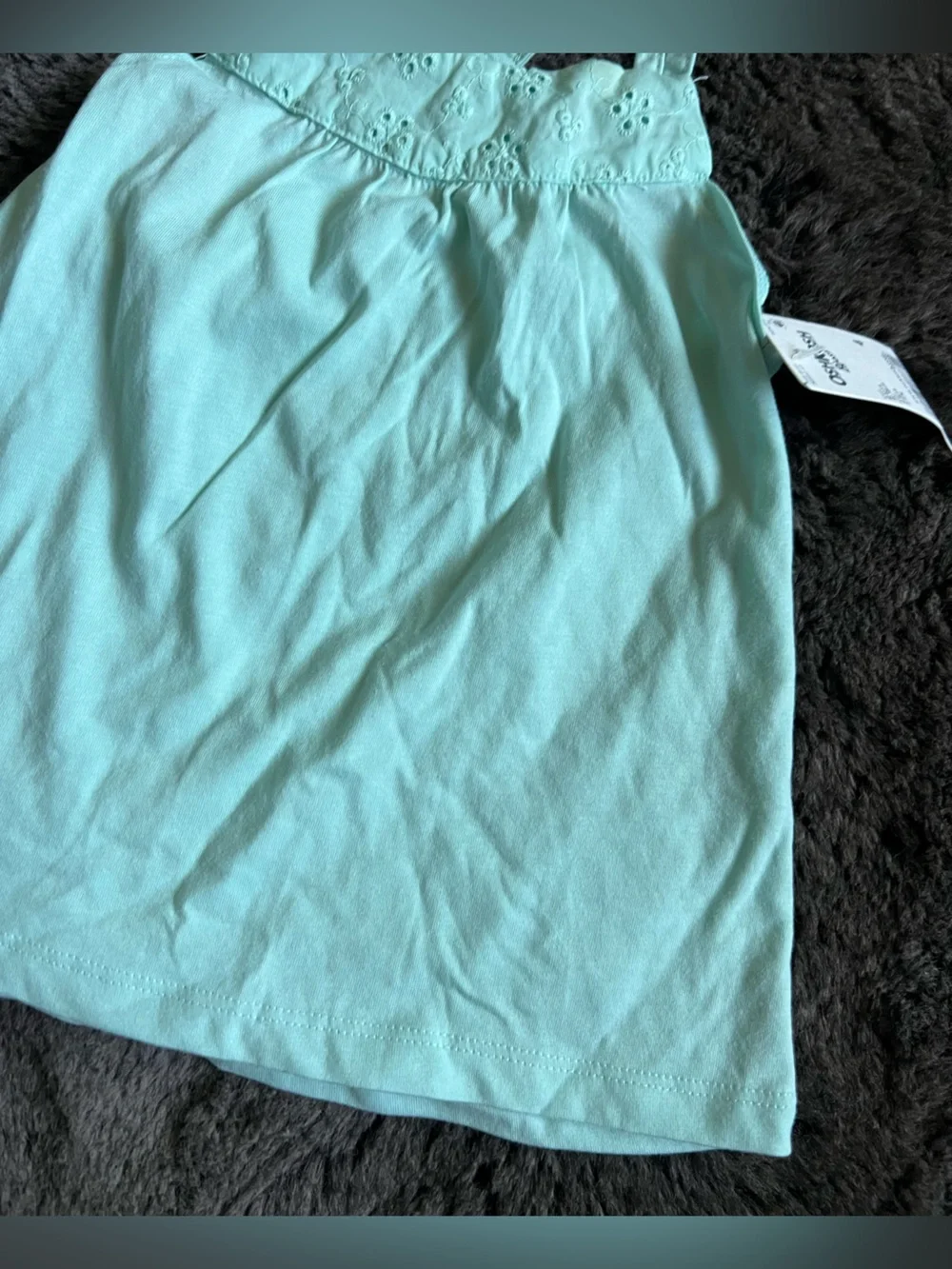 OshKosh B’Gosh Mint Green eyelet Tank Top